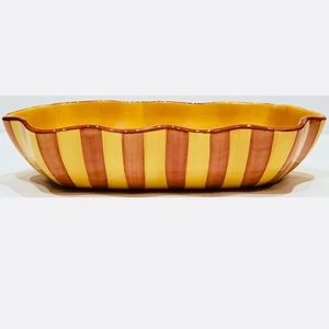 SLAH Siena Ruffled Bowl by Gail Pittman EUC